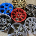 Powder coated wheels